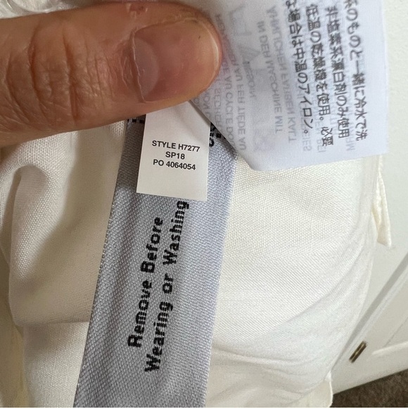 Madewell- NWT White Eyelet Tiered Midi Dress- 0 - Picture 9 of 12